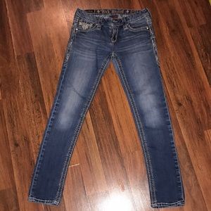Rock Revival easy skinny jeans size 27; 29” inseam